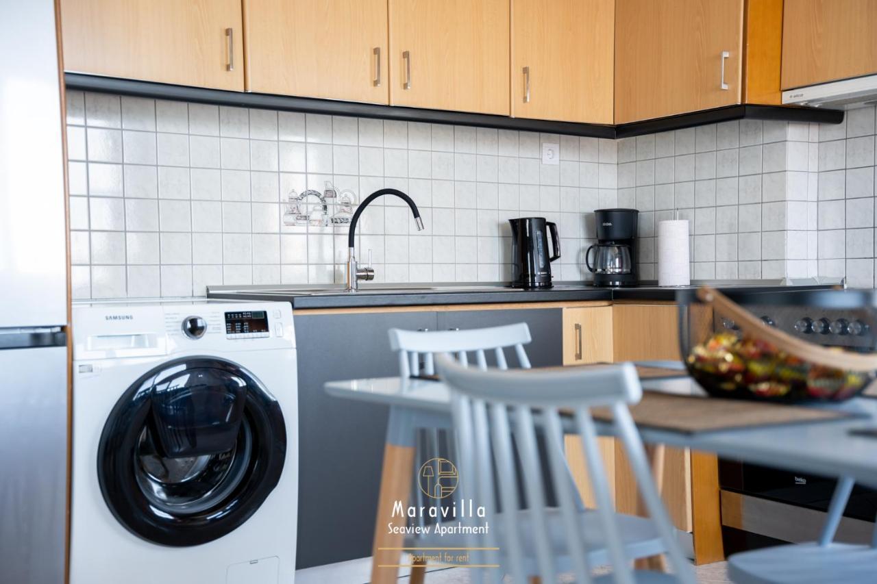 Maravilla Seaview Apartment ネア・ムダニア エクステリア 写真