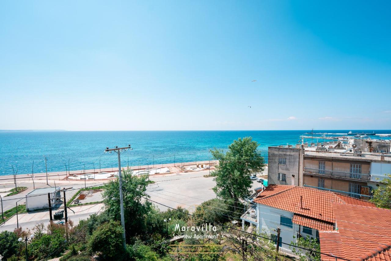 Maravilla Seaview Apartment ネア・ムダニア エクステリア 写真