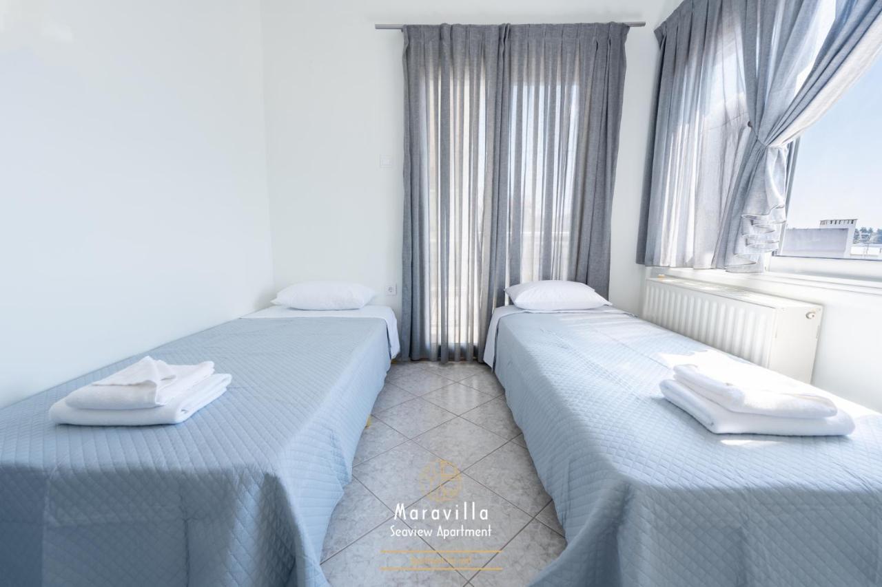 Maravilla Seaview Apartment ネア・ムダニア エクステリア 写真