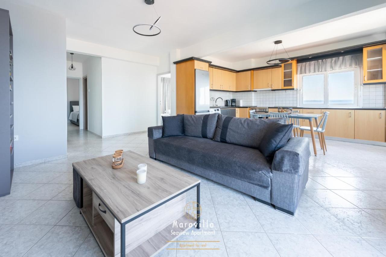 Maravilla Seaview Apartment ネア・ムダニア エクステリア 写真