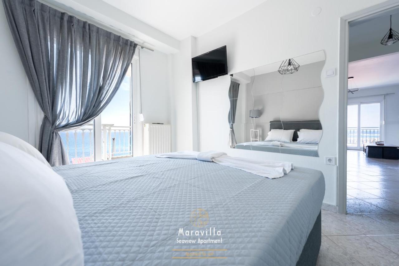 Maravilla Seaview Apartment ネア・ムダニア エクステリア 写真